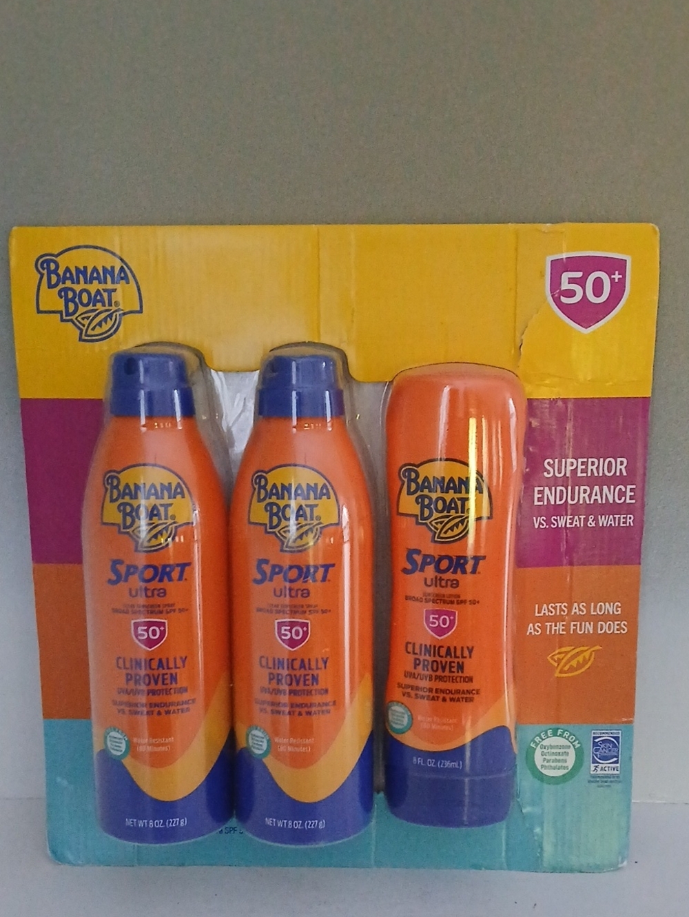 Banana Boat Sport Sunscreen Pack